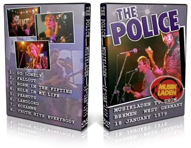 Artwork Cover of The Police 1979-01-18 DVD Bremen Proshot