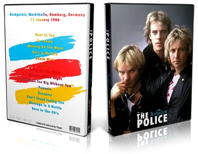 Artwork Cover of The Police 1980-01-11 DVD Hamburg Proshot