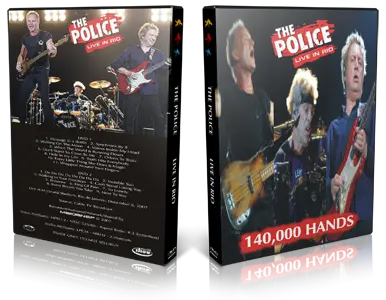 Artwork Cover of The Police 2007-12-08 DVD Rio De Janeiro Proshot