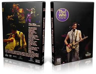 Artwork Cover of The Who 1982-10-20 DVD Seattle Proshot