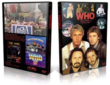 Artwork Cover of The Who 1982-12-03 DVD Who Rocks America 20th Century Fox Press Conference Proshot