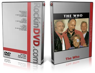 Artwork Cover of The Who 1990-01-17 DVD New York City Proshot