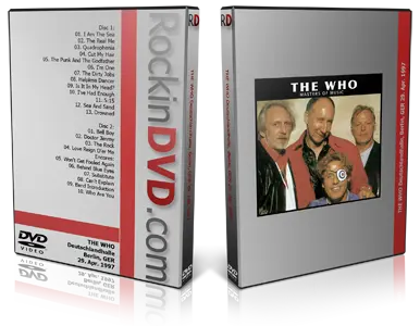 Artwork Cover of The Who 1997-04-29 DVD Berlin Audience