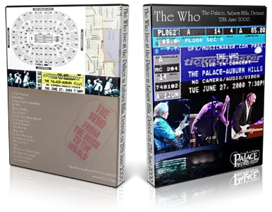 Artwork Cover of The Who 2000-06-27 DVD Auburn Hills Proshot