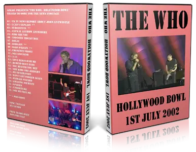 Artwork Cover of The Who 2002-07-01 DVD Various Proshot