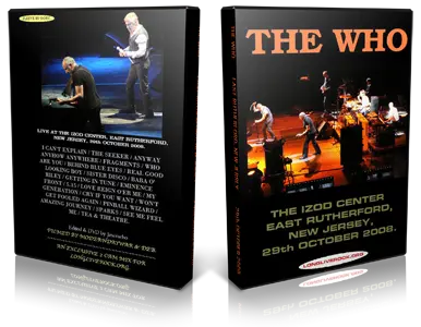 Artwork Cover of The Who 2008-10-29 DVD East Rutherford Audience