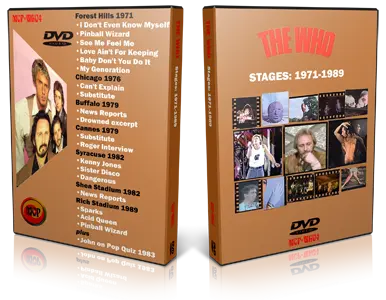 Artwork Cover of The Who Compilation DVD Stages 1971-1989 Proshot