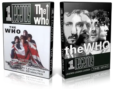 Artwork Cover of The Who Compilation DVD VH1 Legends Proshot