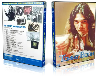 Artwork Cover of Tommy Bolin Compilation DVD The Ultimate Documentary Proshot