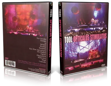Artwork Cover of Tool 2002-08-20 DVD New Haven Audience