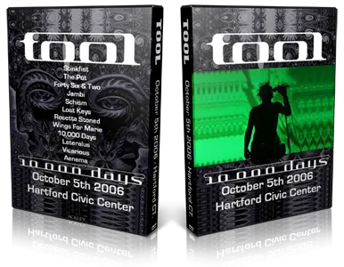 Artwork Cover of Tool 2006-10-05 DVD Hartford Audience