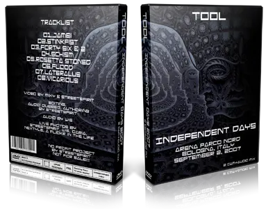 Artwork Cover of Tool 2007-09-02 DVD Bologna Audience