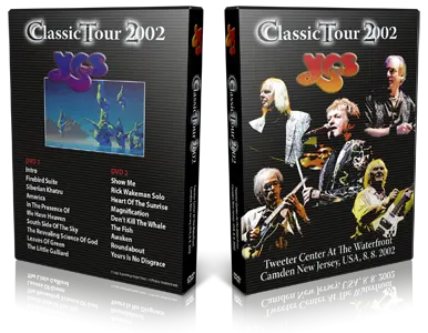 Artwork Cover of Yes 2002-08-08 DVD Camden Proshot