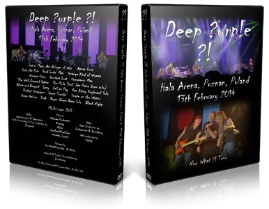 Artwork Cover of Deep Purple 2014-02-13 DVD Poznan Proshot