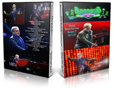 Artwork Cover of Elton John 2014-06-15 DVD Manchester Proshot