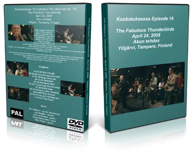 Artwork Cover of Fabulous Thunderbirds 2008-04-24 DVD Tampere Proshot