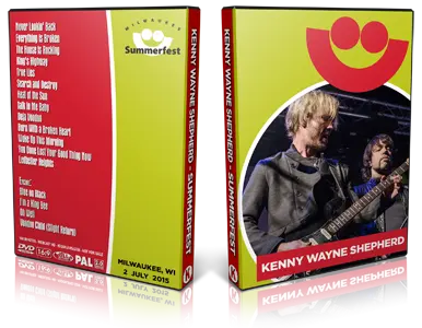 Artwork Cover of Kenny Wayne Shepherd 2015-07-02 DVD Milwaukee Summerfest Proshot