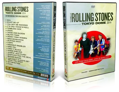 Artwork Cover of Rolling Stones 2014-03-04 DVD Tokyo Audience
