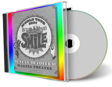 Front cover artwork of Brian Wilson 2004-10-10 CD Washington Audience
