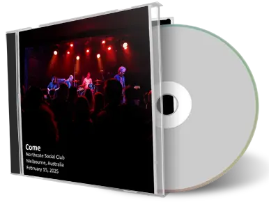 Front cover artwork of Come 2025-02-15 CD Melbourne Audience