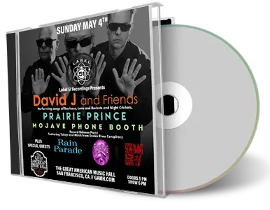 Front cover artwork of David J 2025-05-04 CD San Francisco Audience