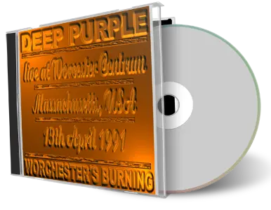 Front cover artwork of Deep Purple 1991-04-13 CD Worcester Audience