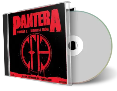Front cover artwork of Pantera 2025-02-03 CD Budapest Audience