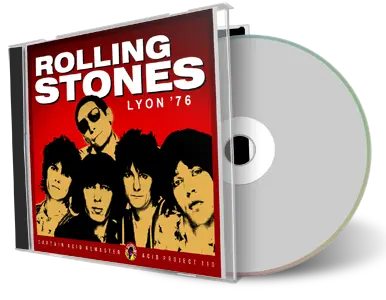 Front cover artwork of Rolling Stones Compilation CD Lyon 1976 Soundboard