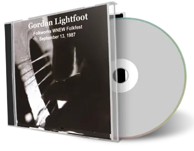 Front cover artwork of Gordon Lightfoot 1987-09-13 CD New York City Soundboard