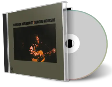Front cover artwork of Gordon Lightfoot Compilation CD Sunday Concert Audience