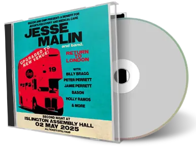 Front cover artwork of Jesse Malin 2025-05-02 CD London Audience