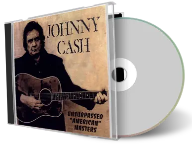 Front cover artwork of Johnny Cash Compilation CD Unsurpassed American Masters Soundboard