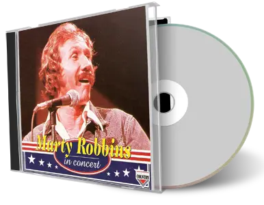 Front cover artwork of Marty Robbins Compilation CD In Concert Soundboard