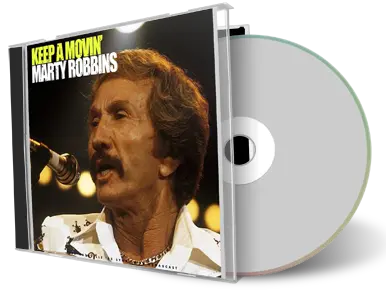 Front cover artwork of Marty Robbins Compilation CD Keep A Movin Soundboard