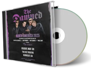 Front cover artwork of The Damned 2025-05-30 CD Berkeley Audience
