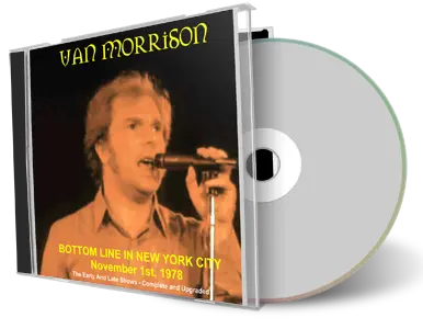 Front cover artwork of Van Morrison Compilation CD Bottom Line 1978 Soundboard