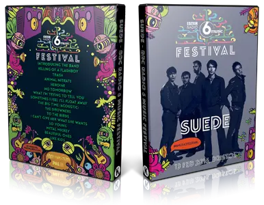 Artwork Cover of Suede 2016-02-13 DVD BBC 6 Music Festival Proshot