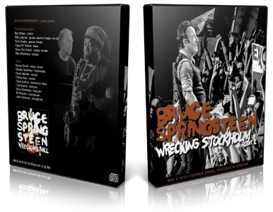 Artwork Cover of Bruce Springsteen 2013-05-04 DVD Stockholm Audience