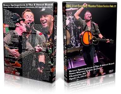 Artwork Cover of Bruce Springsteen 2014-04-19 DVD Charlotte Audience
