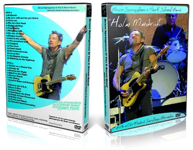 Artwork Cover of Bruce Springsteen 2016-05-21 DVD Madrid Audience