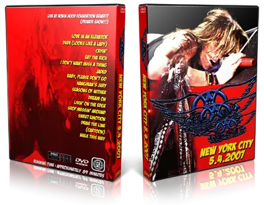 Artwork Cover of Aerosmith 2007-04-05 DVD New York City Proshot