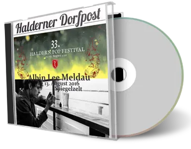 Artwork Cover of Albin Lee Meldau 2016-08-13 CD Haldern Audience