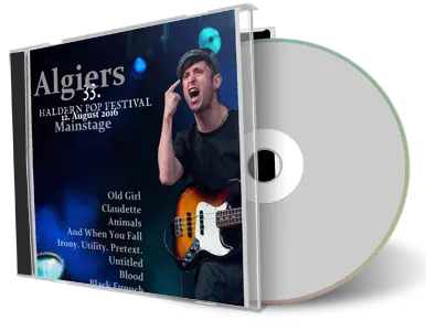 Artwork Cover of Algiers 2016-08-12 CD Haldern Audience