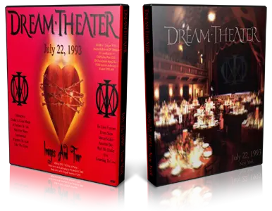 Artwork Cover of Dream Theater 1993-07-22 DVD New York City Audience