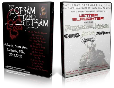 Artwork Cover of Flotsam and Jetsam 2015-12-19 DVD Santa Ana Audience