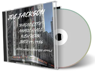 Artwork Cover of Joe Jackson 1986-07-19 CD New York City Audience