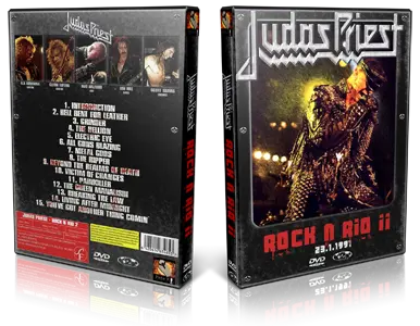 Artwork Cover of Judas Priest 1991-01-23 DVD Rio de Janeiro Proshot