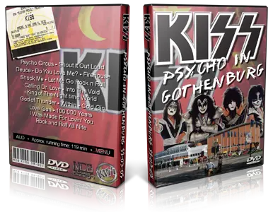 Artwork Cover of KISS 1999-03-05 DVD Gothenburg Audience