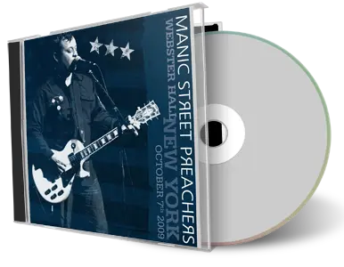 Artwork Cover of Manic Street Preachers 2009-10-07 CD New York City Audience