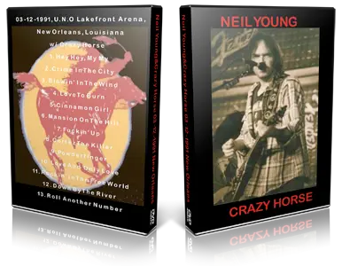 Artwork Cover of Neil Young 1991-03-12 DVD New Orleans Audience